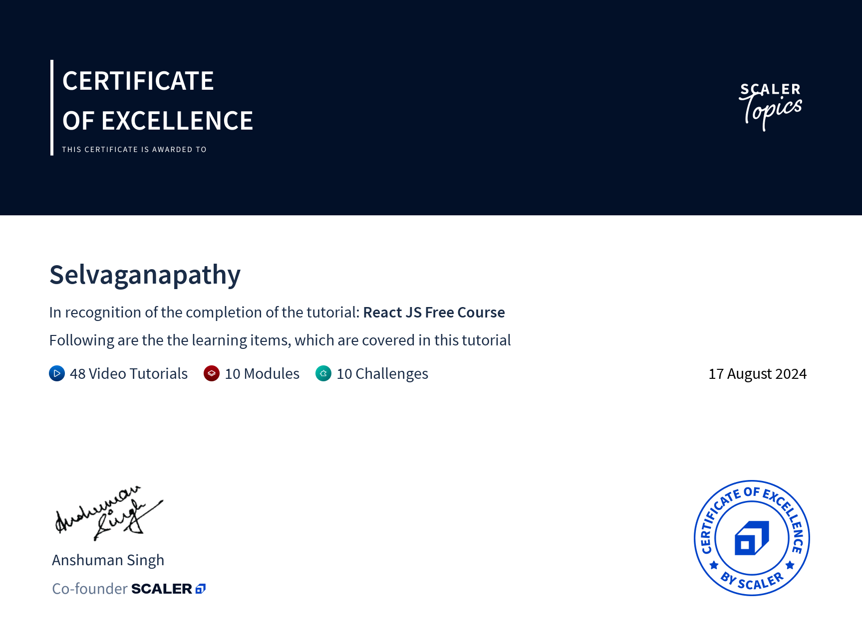 Certificate 4